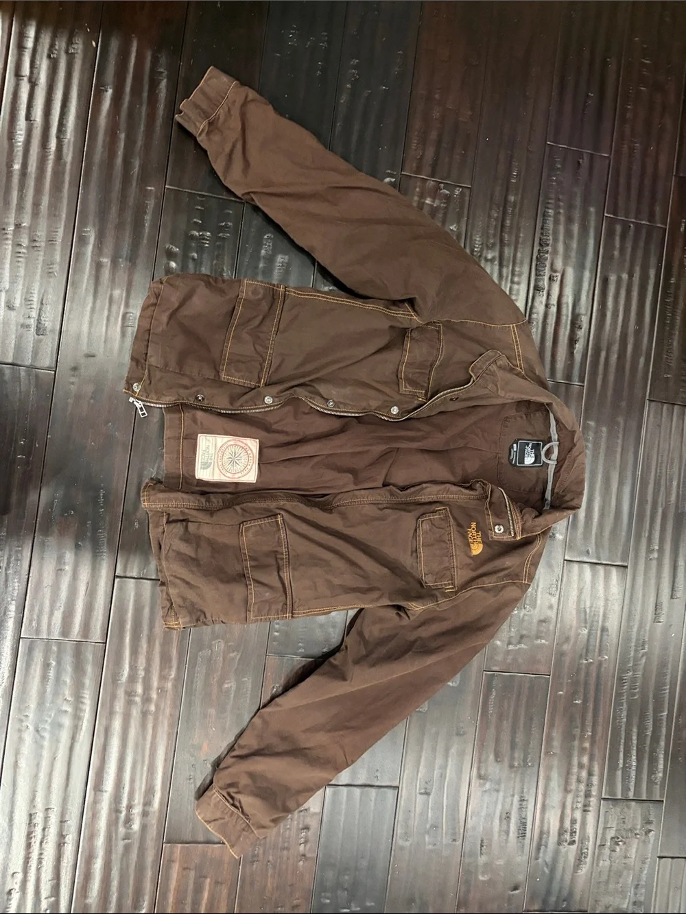 The North Face Brown Military-Style Field Jacket